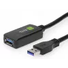 Techly ICUR3050G USB kábel USB 3.2 Gen 1 (3.1 Gen 1) 5 m USB A čierny