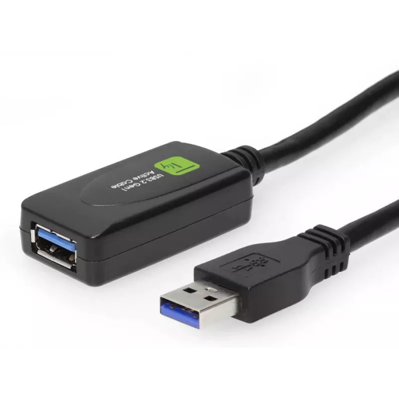 Techly ICUR3050G USB kábel USB 3.2 Gen 1 (3.1 Gen 1) 5 m USB A čierny