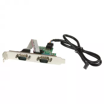 StarTech.com 61 cm interný USB header na základnej doske na 2 porty sériový RS232 adaptér