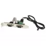 StarTech.com 61 cm interný USB header na základnej doske na 2 porty sériový RS232 adaptér