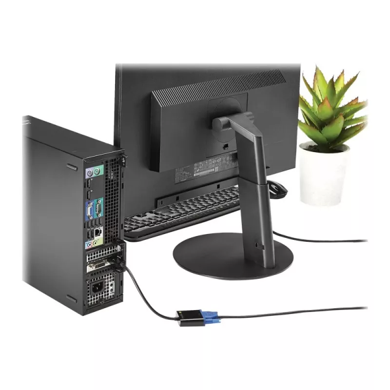 Techly káblový adaptér konvertor HDMI na VGA s Micro USB a audio IDATA HDMI-VGA2AU