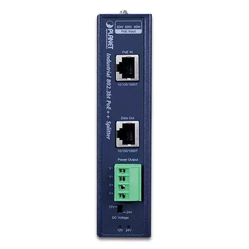 Sieťový rozbočovač PLANET IPOE-173S Power over Ethernet PoE