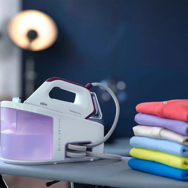 Braun IS3155VI 2400 W 2 L EloxalPlus žehliaca plocha fialová, biela