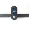 Techly IUSB3-HUB3-ROTB rozbočovač rozhraní USB 3.2 Gen 1 (3.1 Gen 1) Type-A 5000 Mbit/s čierny