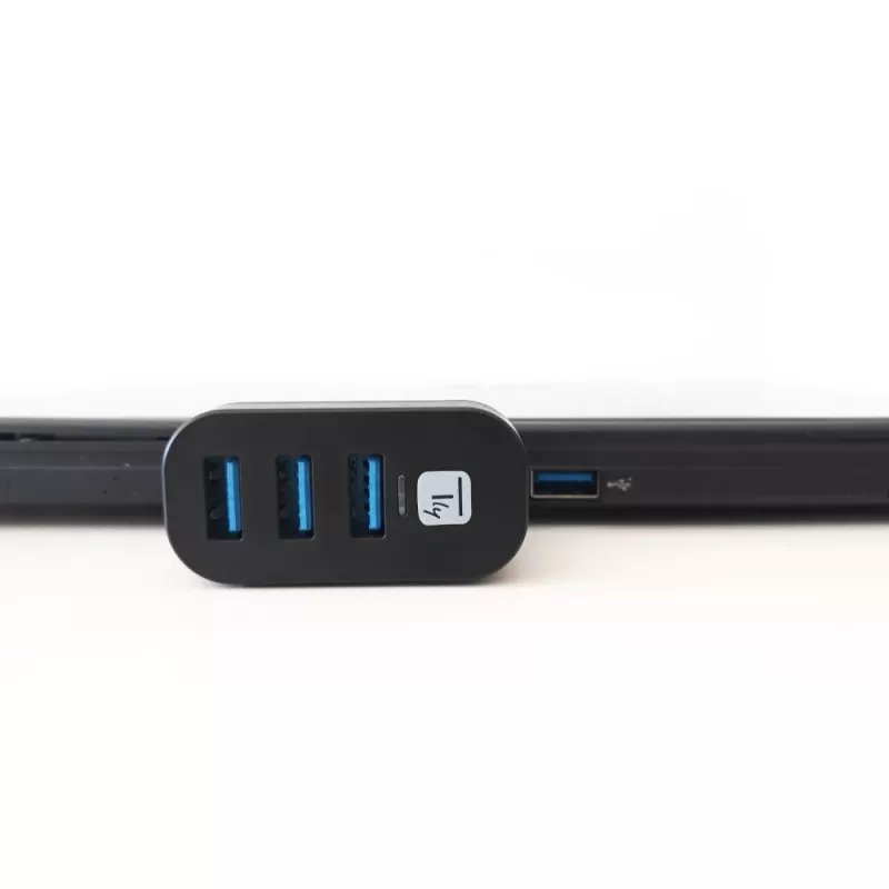 Techly IUSB3-HUB3-ROTB rozbočovač rozhraní USB 3.2 Gen 1 (3.1 Gen 1) Type-A 5000 Mbit/s čierny