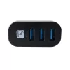 Techly IUSB3-HUB3-ROTB rozbočovač rozhraní USB 3.2 Gen 1 (3.1 Gen 1) Type-A 5000 Mbit/s čierny
