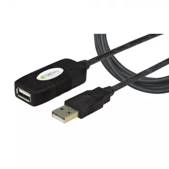 Techly aktívny predlžovací kábel USB 2.0 Hi-Speed 10m IUSB-REP10TY