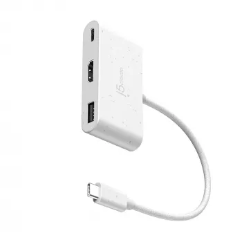 j5create JCA379EW – USB-C® na HDMI™ a USB™ Type-A s Power Delivery