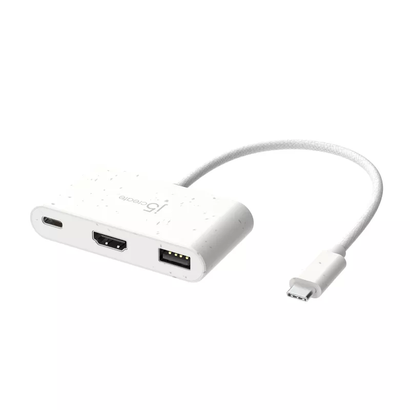 j5create JCA379EW – USB-C® na HDMI™ a USB™ Type-A s Power Delivery