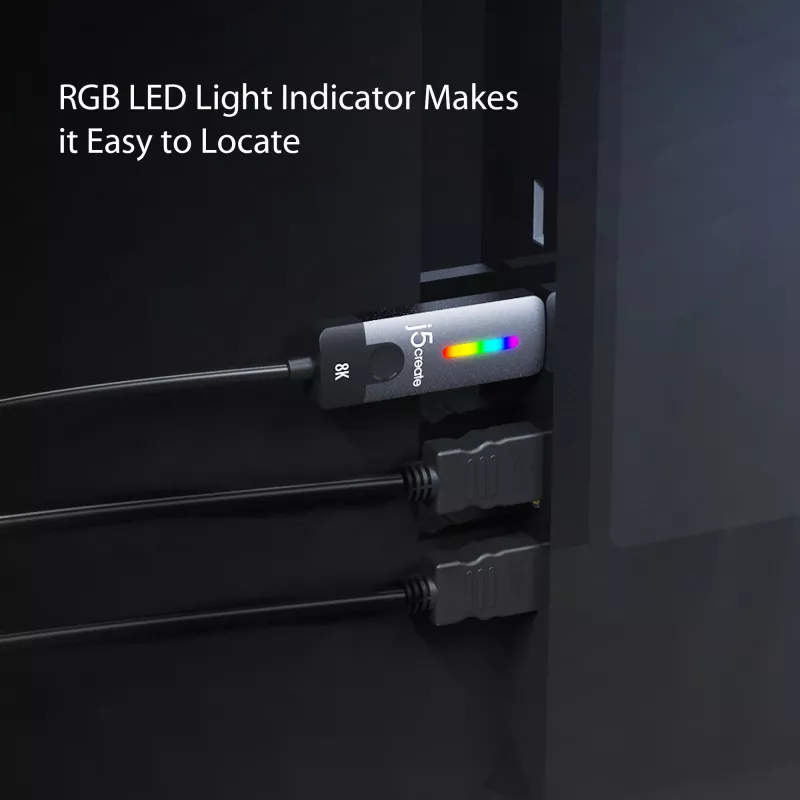 j5create JCC157-N USB-C na HDMI 2.1 8K kábel 1,79 m