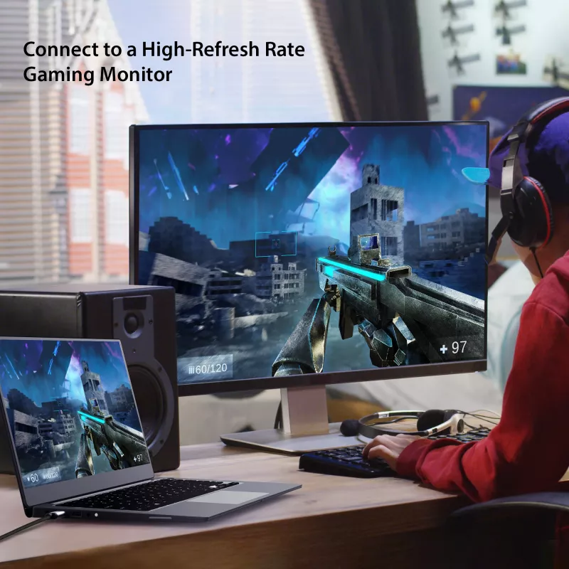j5create JCC157-N USB-C na HDMI 2.1 8K kábel 1,79 m