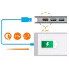 j5create JCD383 USB-C™ 9-in-1 multi adaptér, strieborný a biely