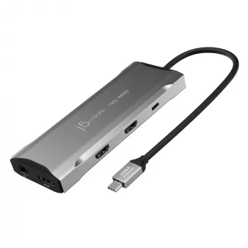 j5create JCD397-N 4K60 Elite USB-C multi-monitor mini dock káblový USB 3.2 Gen 1