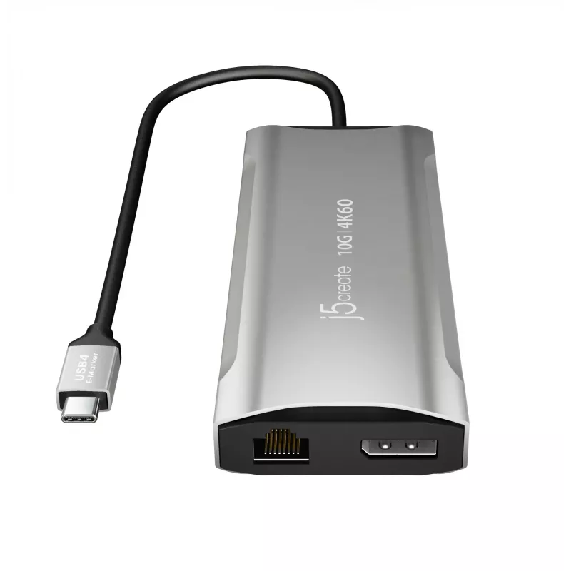 j5create JCD397-N 4K60 Elite USB-C multi-monitor mini dock káblový USB 3.2 Gen 1