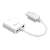 j5create JDA213 HDMI na VGA adaptér biely 0,1m 1920x1080P