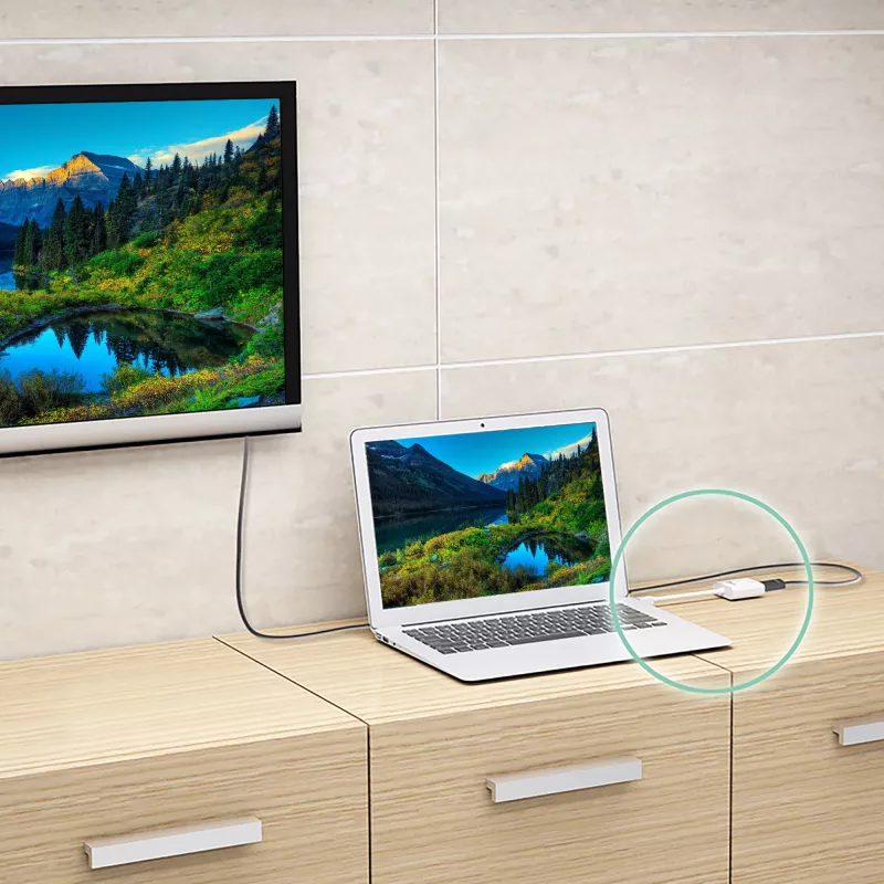 j5create JDA213 HDMI na VGA adaptér biely 0,1m 1920x1080P