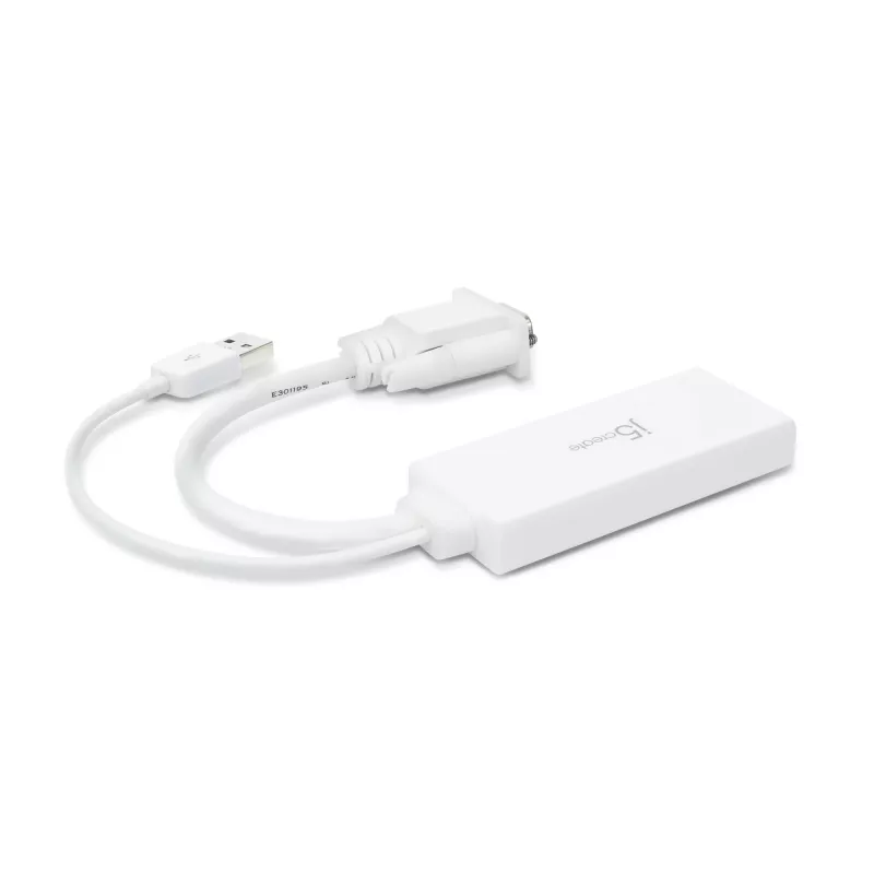 j5create JDA214 VGA-na-HDMI video-audio adaptér biely 0,176 m