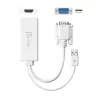 j5create JDA214 VGA-na-HDMI video-audio adaptér biely 0,176 m