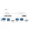 j5create JDA214 VGA-na-HDMI video-audio adaptér biely 0,176 m