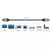 j5create JDC53 Ultra High Speed 8K UHD HDMI™ kábel, čierna a sivá, 2 m