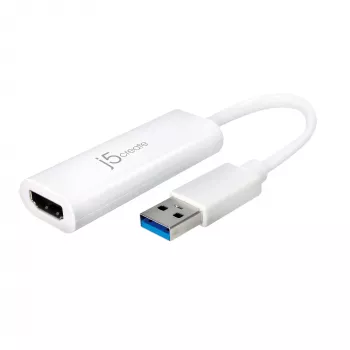 j5create JUA254 USB 3.0 HDMI multi-monitor adaptér, 3.2 Gen 1 (3.1 Gen 1), USB Type-A, HDMI výstup, 2048 x 1152 pixelov