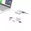 j5create JUA365 USB™ 3.0 na duálny HDMI multi-monitor adaptér, strieborná
