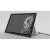 Kensington kľúčový káblový zámok pre Surface Pro a Surface Go, 1,8 m, Kensington, kľúč, uhlíková oceľ, čierny, strieborný