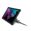 Kensington kľúčový káblový zámok pre Surface Pro a Surface Go, 1,8 m, Kensington, kľúč, uhlíková oceľ, čierny, strieborný