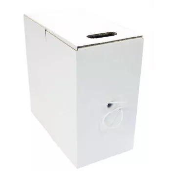 Ethernet kábel MicroConnect U/UTP CAT6 305m biely, sieťový kábel s plným vodičom