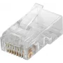 Microconnect KON503-10 drôtový konektor RJ45 transparentný