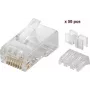 Microconnect KON503-50 konektor RJ45 transparentný