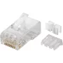 Microconnect KON505-10 konektor RJ45 priesvitný