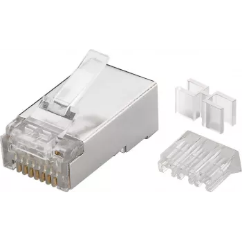 Microconnect KON506-10 konektor RJ45 transparentný