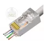 Microconnect KON512-50EZ konektor RJ45 strieborný