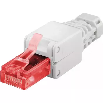 Microconnect KON520TL drôtový konektor RJ-45 biely