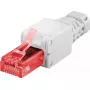 Microconnect KON520TL drôtový konektor RJ-45 biely