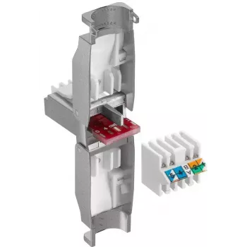 Microconnect KON522TL RJ45 konektor strieborný