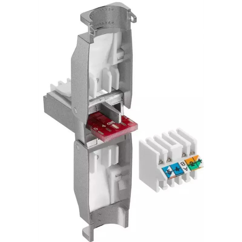 Microconnect KON522TL RJ45 konektor strieborný