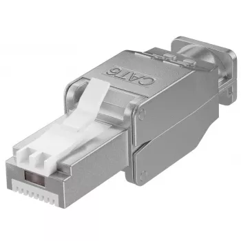 Microconnect KON522TL RJ45 konektor strieborný