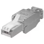 Microconnect KON522TL RJ45 konektor strieborný