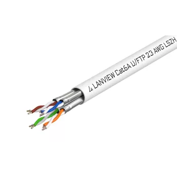 Lanview LVN122430 sieťový kábel biely 500 m Cat6a U/FTP (STP)