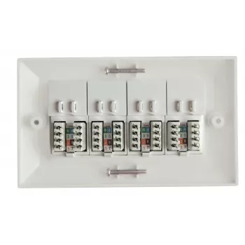 Lanview LVN126188UK-4 podomietková krabica RJ-45 biela