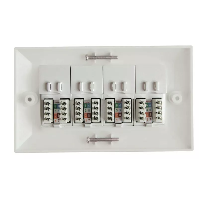 Lanview LVN126188UK-4 podomietková krabica RJ-45 biela