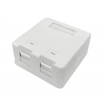Lanview LVN127767 prípojná krabica 2 x RJ-45 biela