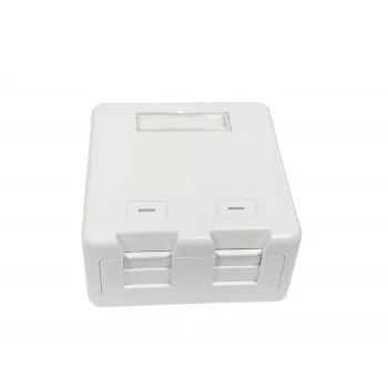 Lanview LVN127767 prípojná krabica 2 x RJ-45 biela