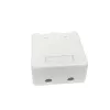 Lanview LVN127767 prípojná krabica 2 x RJ-45 biela
