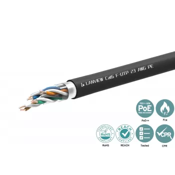 Lanview LVN-CAT6PE-FUTP-305M sieťový kábel Cat6 F/UTP (FTP)
