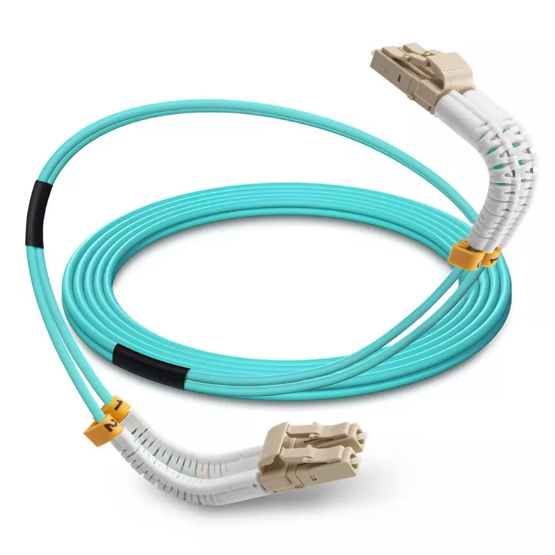 Lanview LVO231469-FLEX InfiniBand/skrížený optický kábel 1 m LC LC/LC akvamarínová