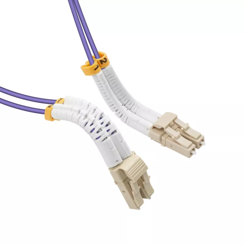 Lanview LVO2318005-FLEX InfiniBand/sklenené vlákno kábel 0,5 m LC LC/LC fialový