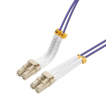 Lanview LVO231810-FLEX InfiniBand/sklenené vlákno kábel 1 m LC LC/LC fialová